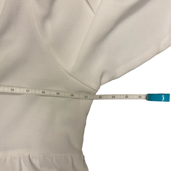 Torrid Women’s Plus Textured Woven Trim Inset Ivory Kimono - 1X - Picture 9 of 11